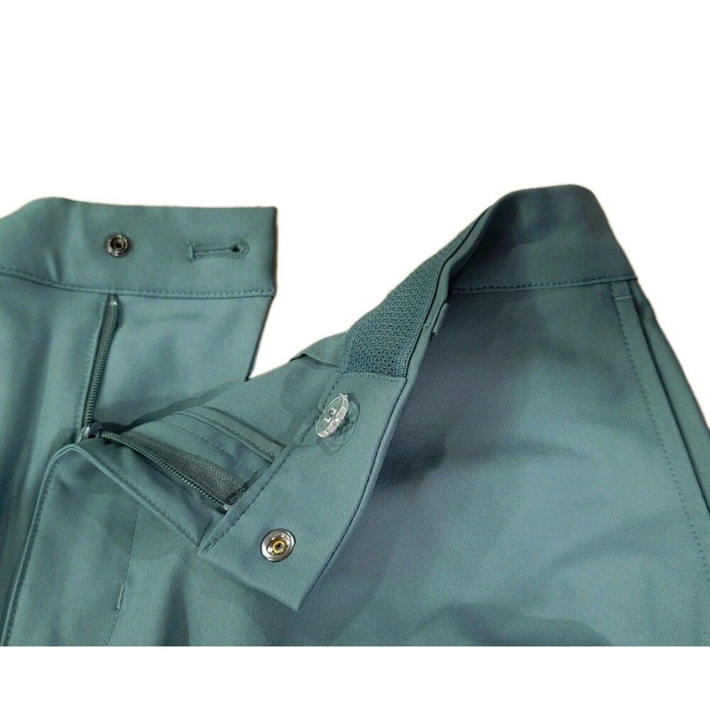 Greg Norman Men's 40x32 Luxe Performance Stretch Pants ML75 Flex Waistband Green - Picture 9 of 12